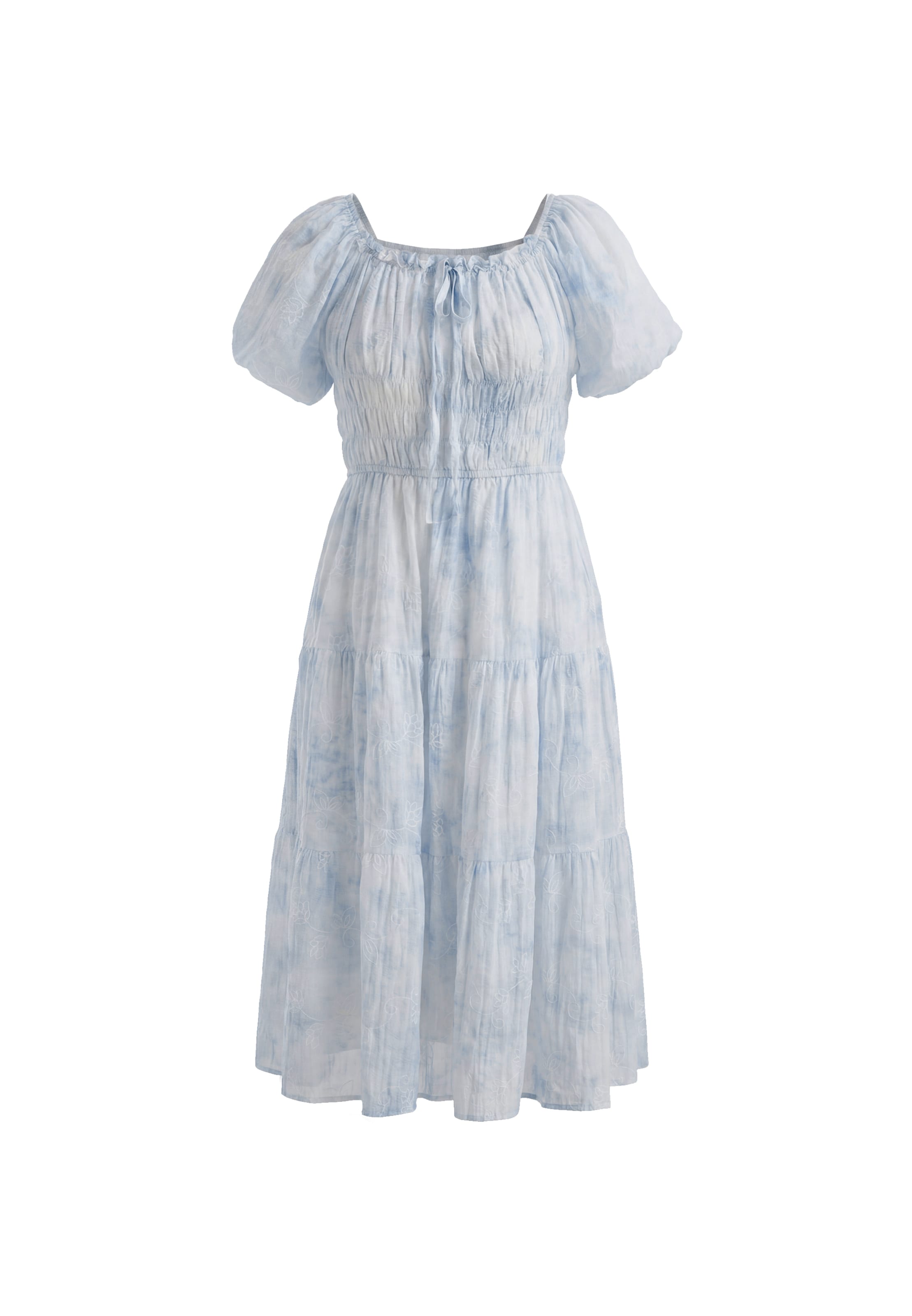 usha FESTIVAL Jurk in Blauw: voorkant