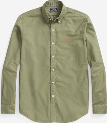 Chemise Polo Ralph Lauren en vert : devant
