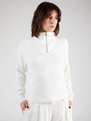 Pullover 'ELLYLEFILE' di VERO MODA in bianco: frontale