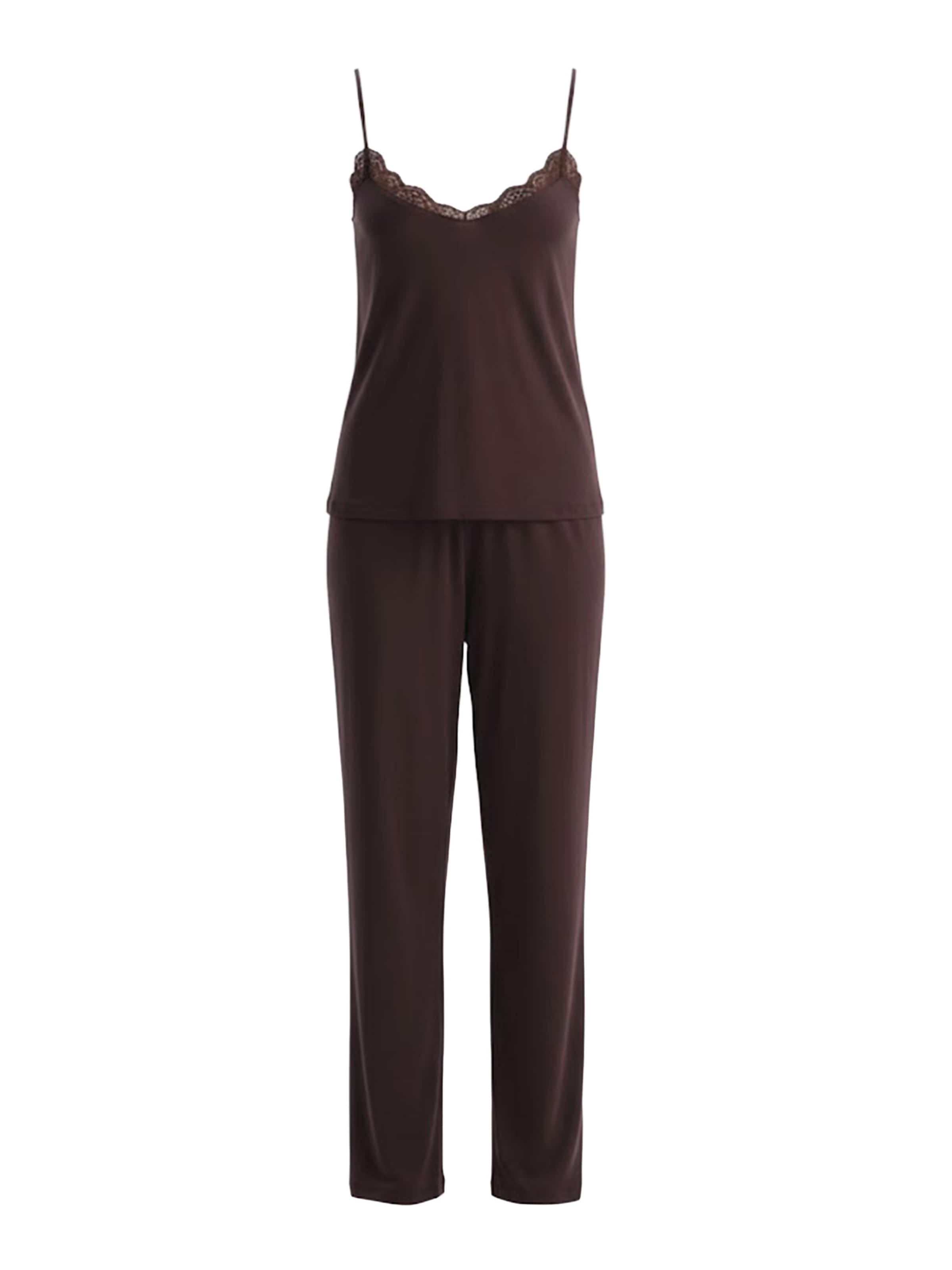Dagi Pyjamas i brun: framsida