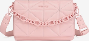 Miss Lulu Shoulder Bag in Pink: front