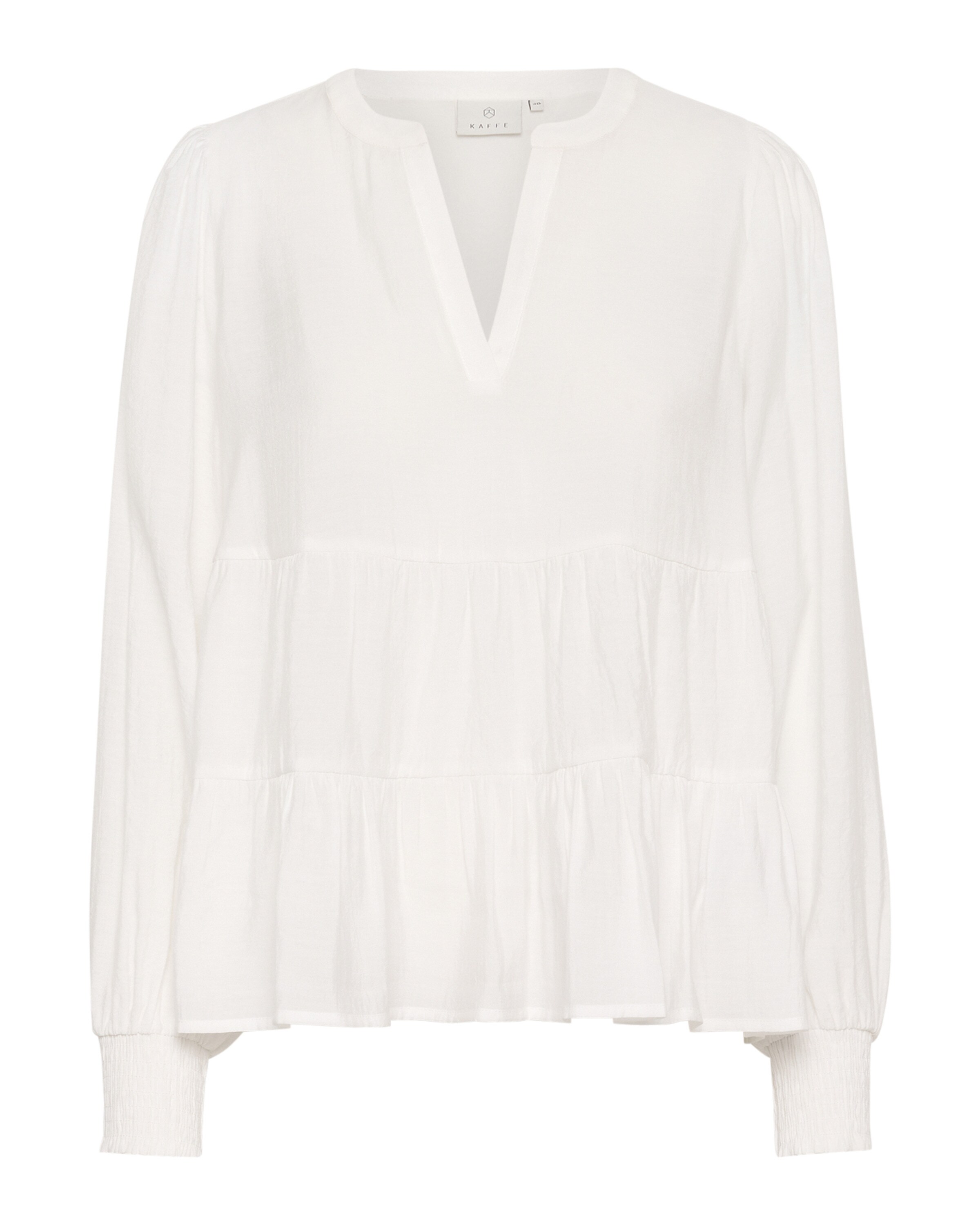 Kaffe Blouse 'KAMira' in Wit: voorkant