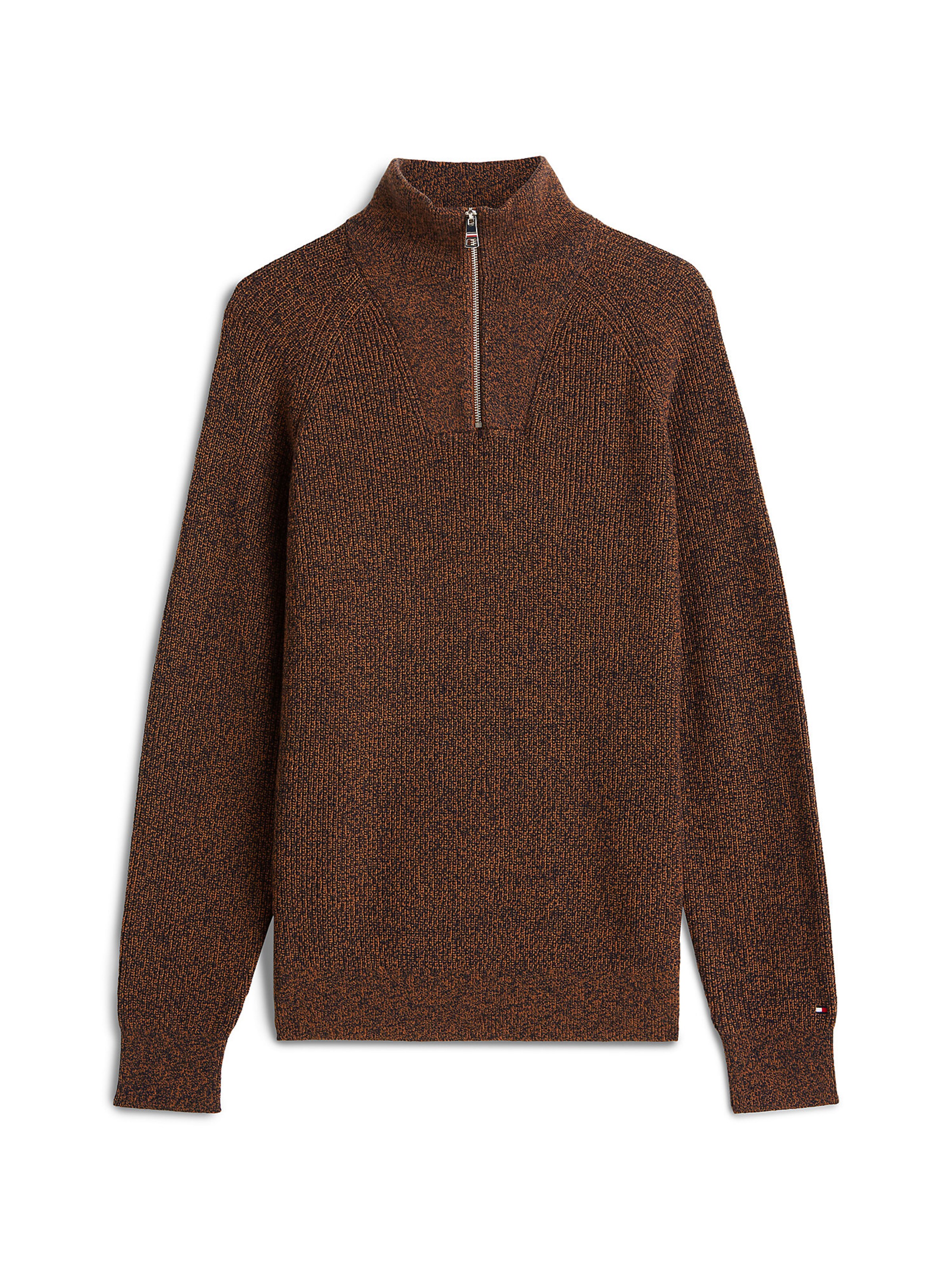 Pull-over TOMMY HILFIGER en marron : devant