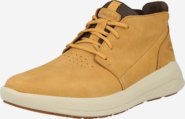 TIMBERLAND Lace-up boots 'Bradstreet' in Brown: front