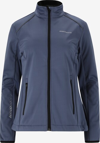 ENDURANCE Outdoor Jacket 'Zora' in Blue: front