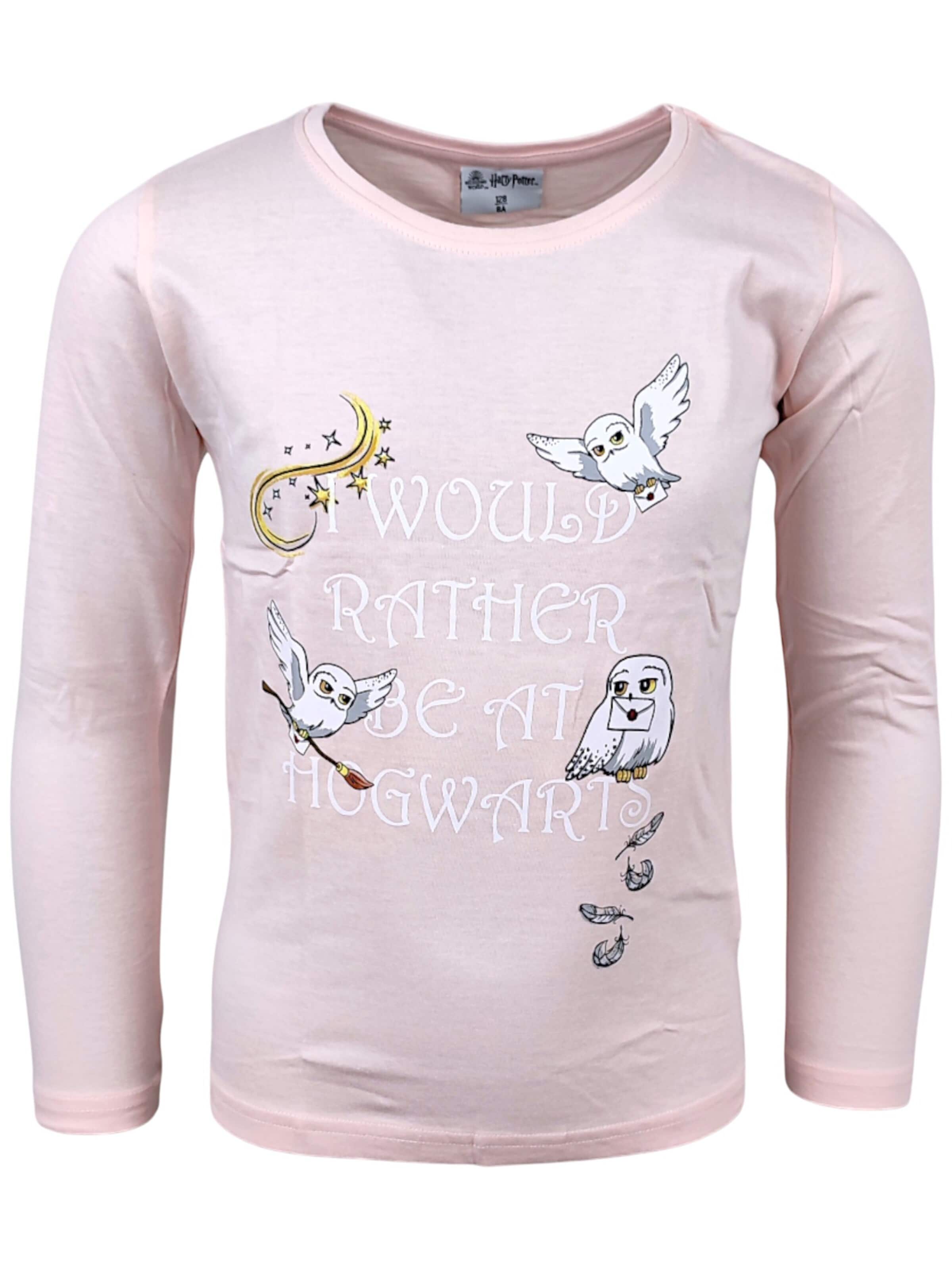Harry Potter Shirt 'Harry Potter Langarmshirt' in Pink: front