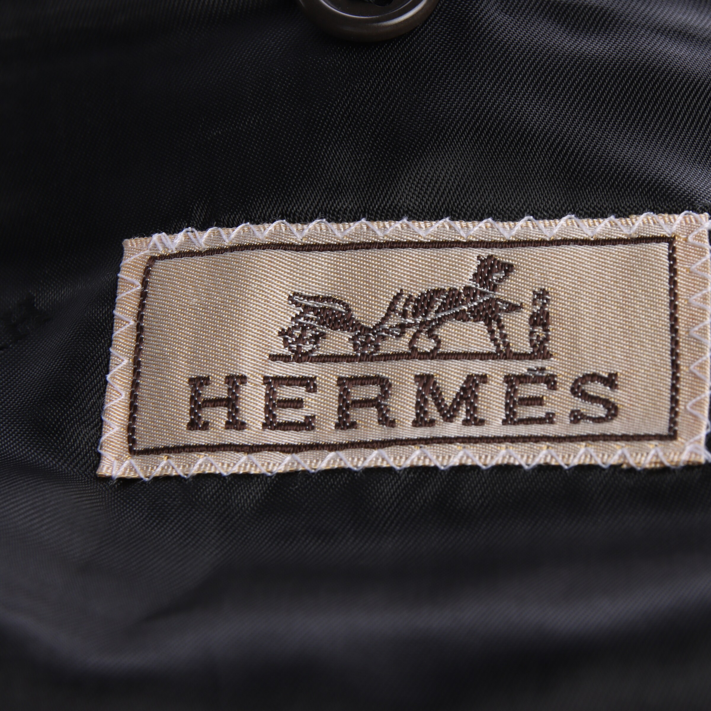 HERMÈS Suit Jacket in L-XL in Grey