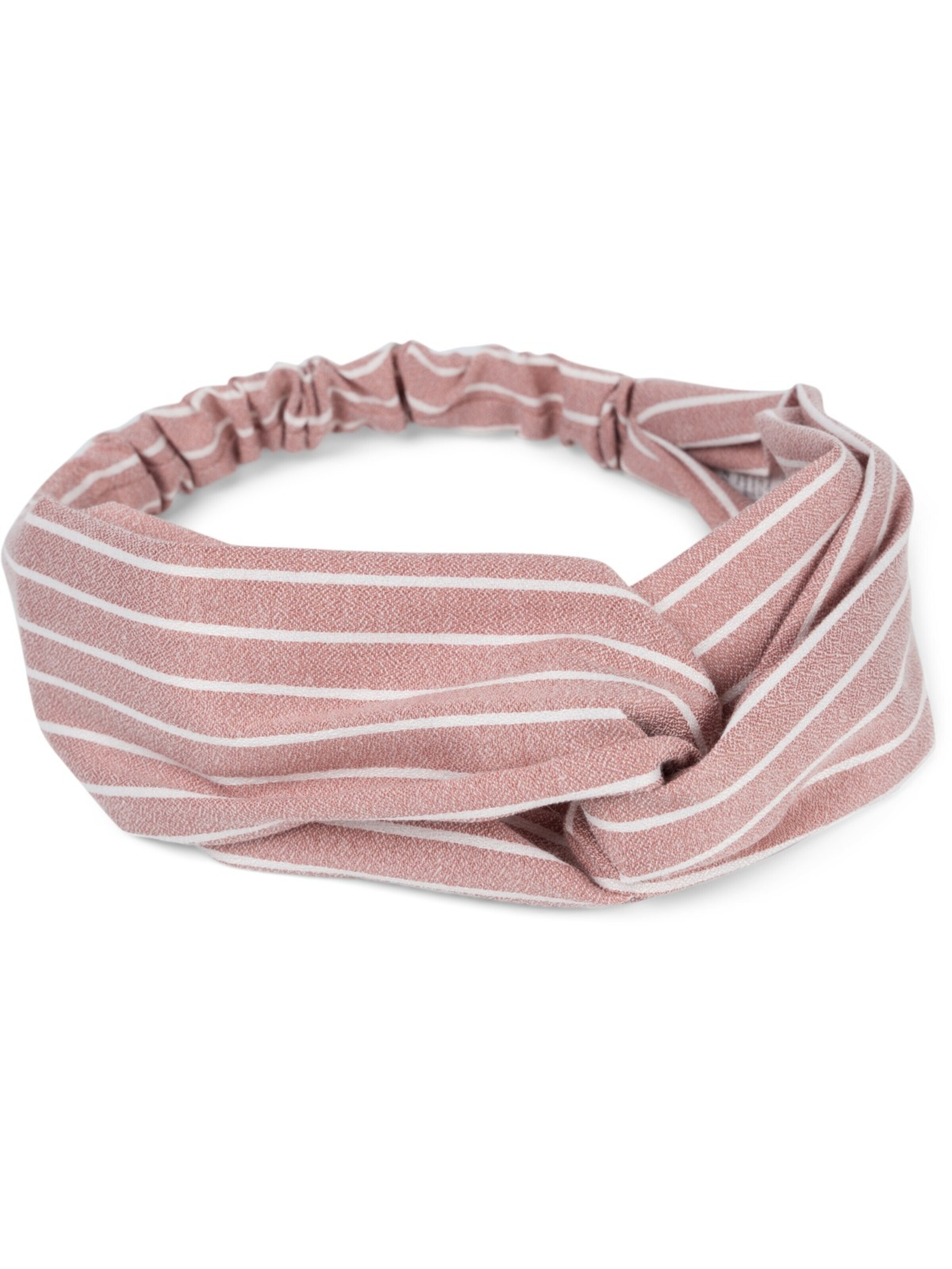 styleBREAKER Haarschmuck 'Haarband mit Streifen Muster und Twist Knoten'‌‌‌‌‌‌‌‌ in Pink