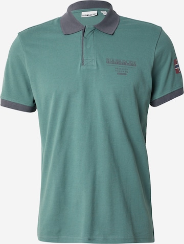 NAPAPIJRI Μπλουζάκι 'EMBERS' σε πράσινο: μπροστά