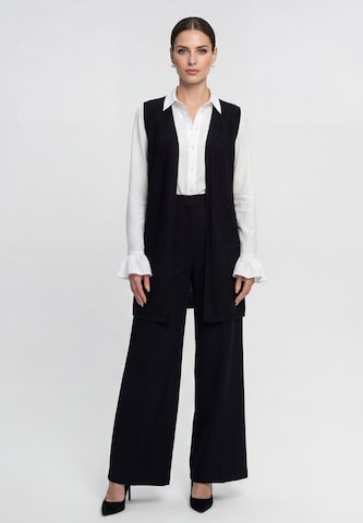 usha BLACK LABEL - Colete de malha 'Classic' em preto