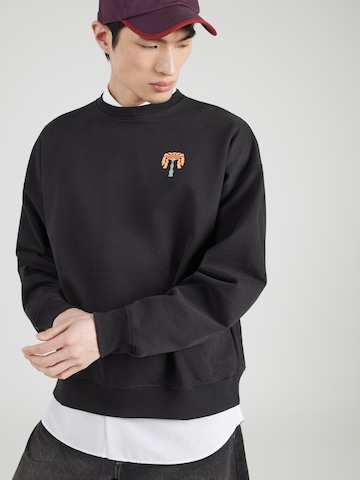 Sweat-shirt 'VIRGIN PARADISE' Kaotiko en noir