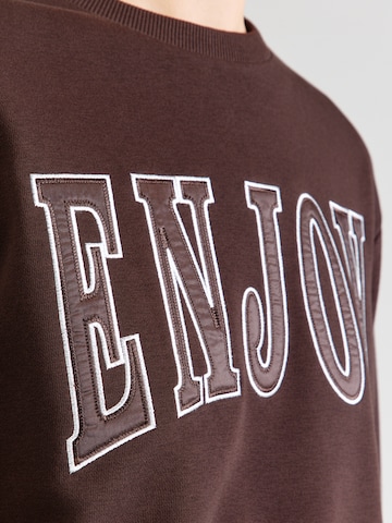 Sweat-shirt s.Oliver en marron