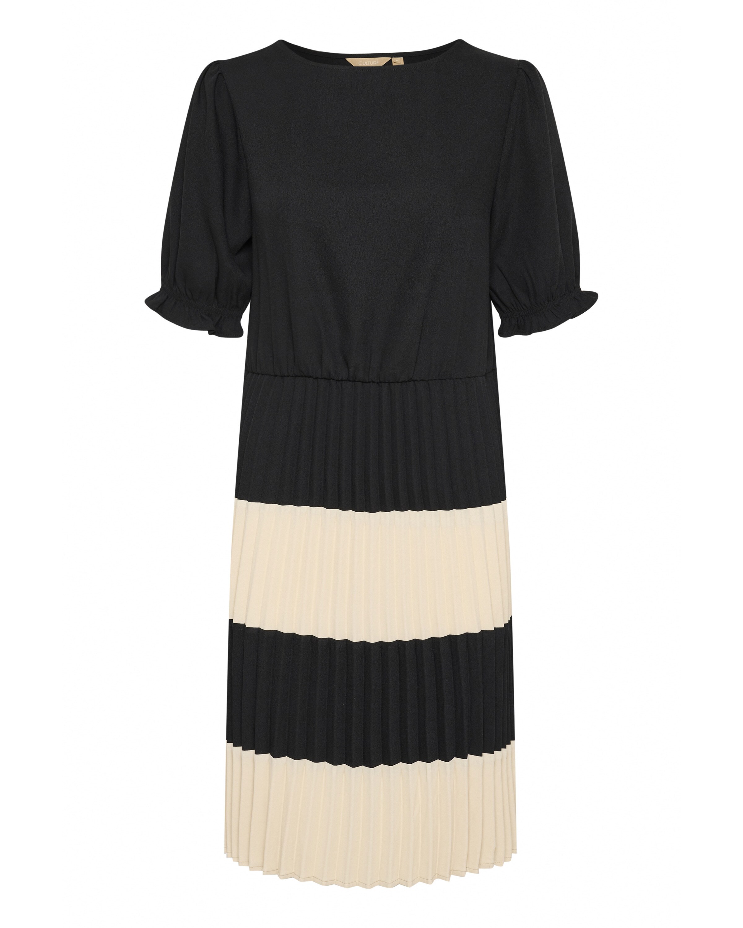 CULTURE Jurk 'Paddy Betty' in Zwart: voorkant