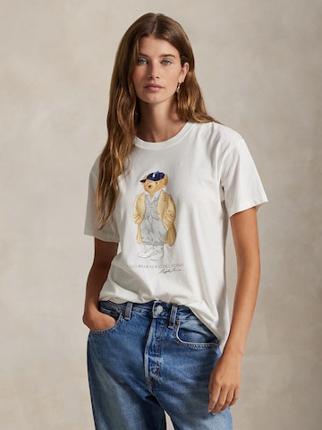 balta Polo Ralph Lauren Marškinėliai: priekis