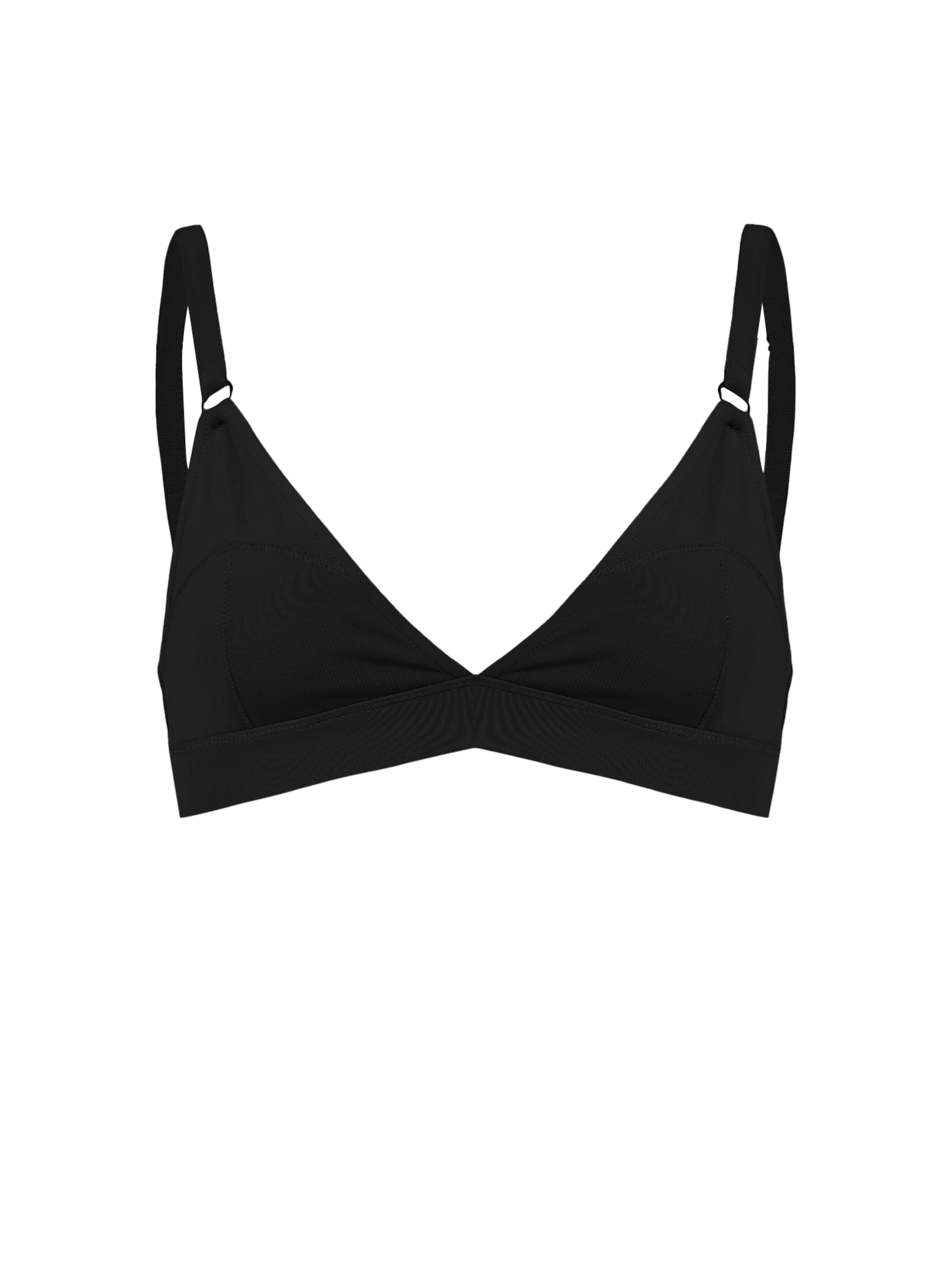PCFG Triangle Bra in Black: front