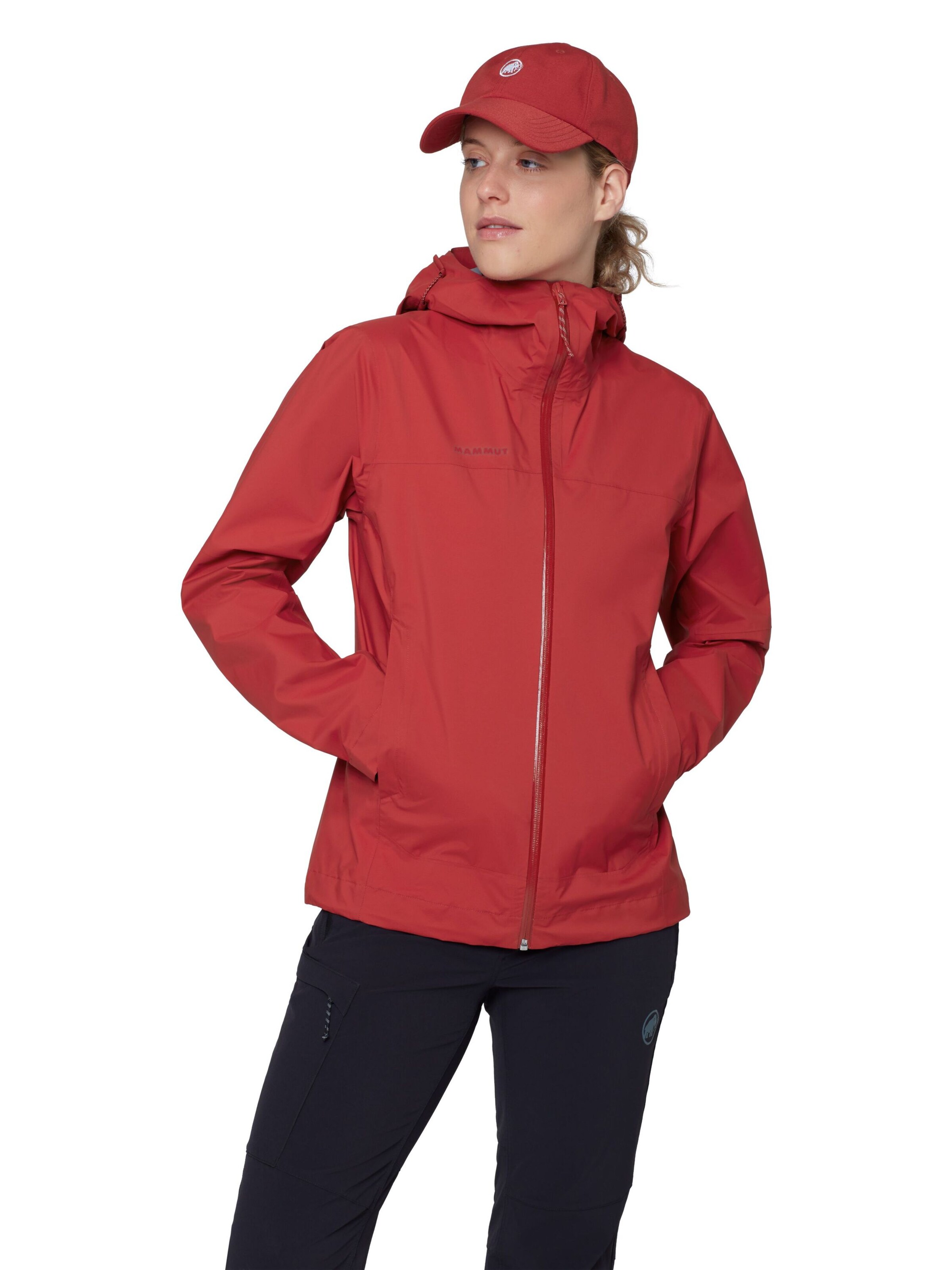 MAMMUT Outdoor Jacket in Red: front