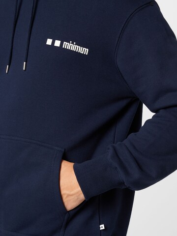 minimum Sweatshirt 'LOGE' in Blau