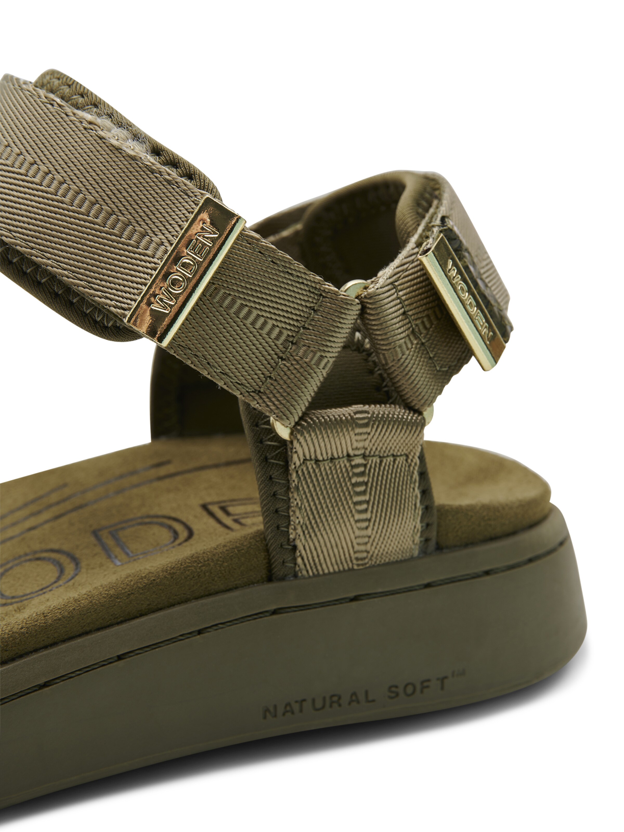 WODEN Sandal 'Line' in Green