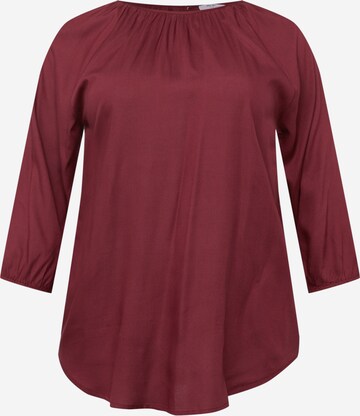 ABOUT YOU Curvy Blouse 'Talea' in Red: front