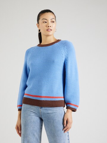 b.young - Pullover 'Oma' em azul: frente