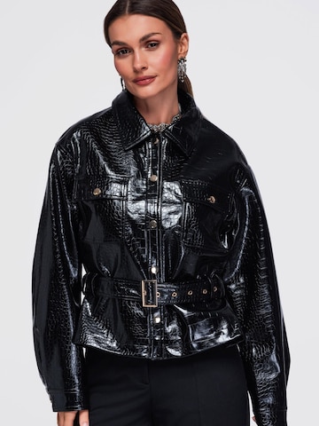 Ombre Between-Season Jacket in Black