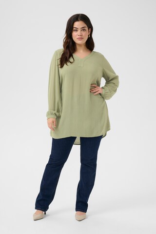 KAFFE CURVE Tuniek 'Ami' in Groen