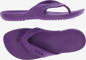 Crocs Sandalen 36,5 in Lila: predná strana