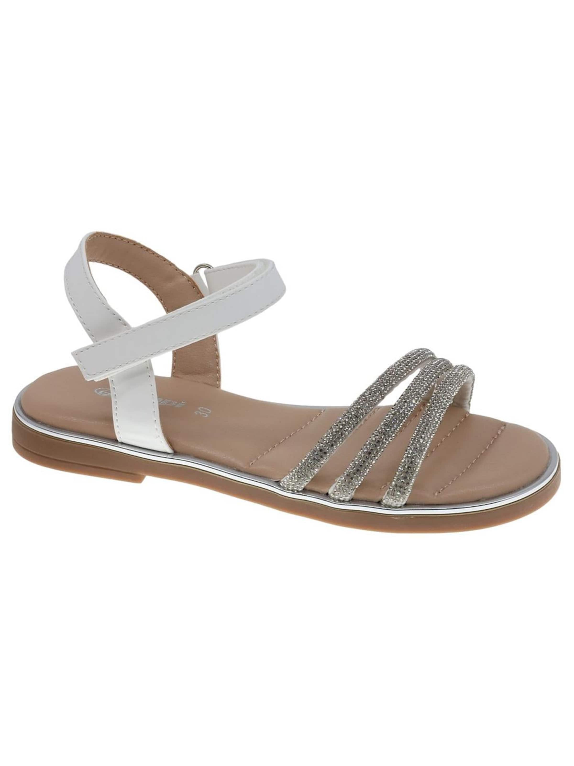 Beppi Sandals 'Casual Sandal' in Silver: front