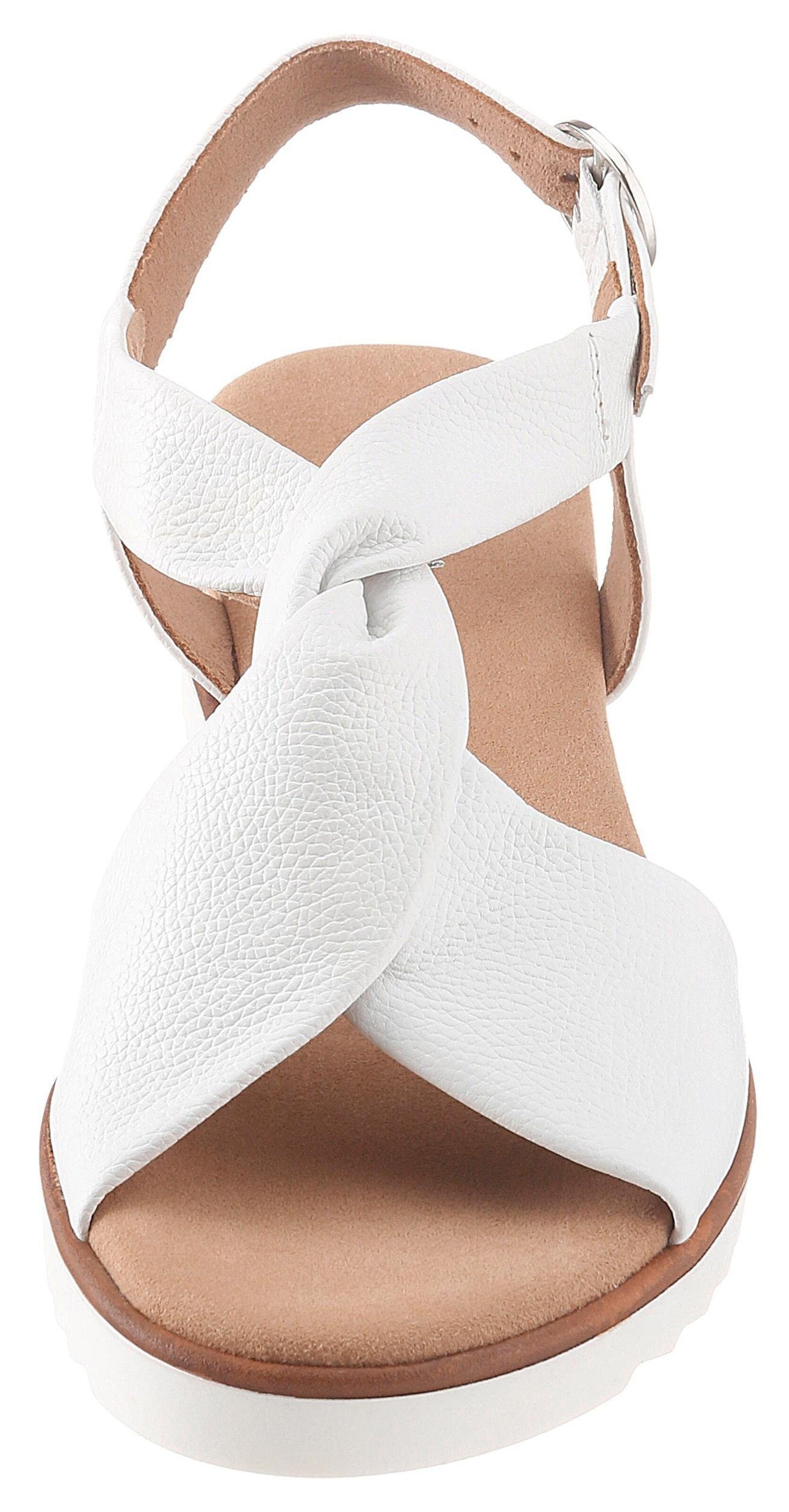 GABOR Sandalen met riem in Wit