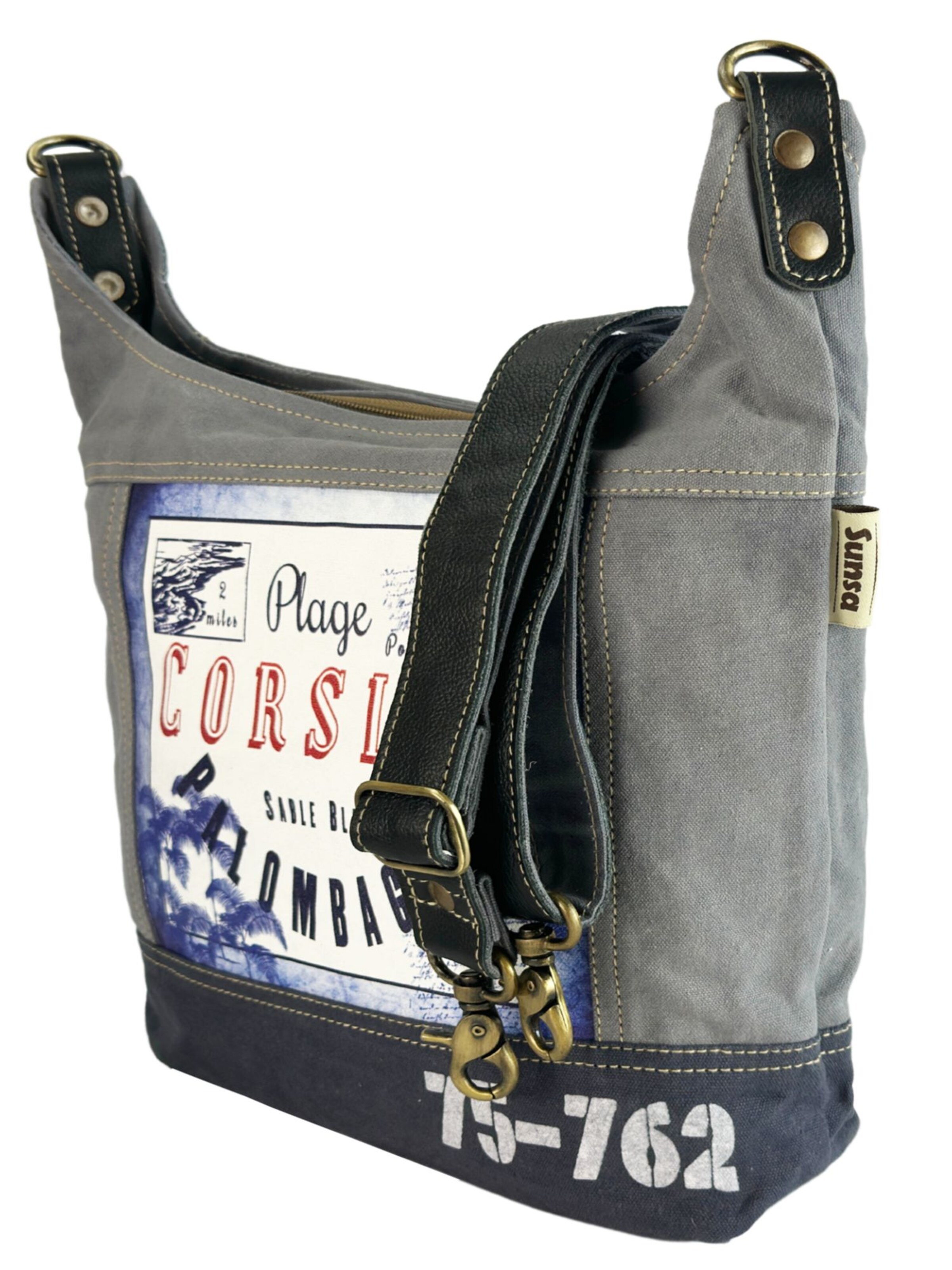 Sunsa Schultertasche 'Sunsa'‌‌ in Grau