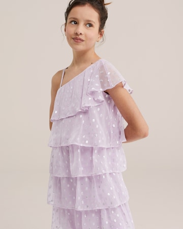 WE Fashion Jurk in Lila