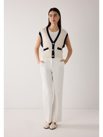 MORE & MORE Knitted Vest in White