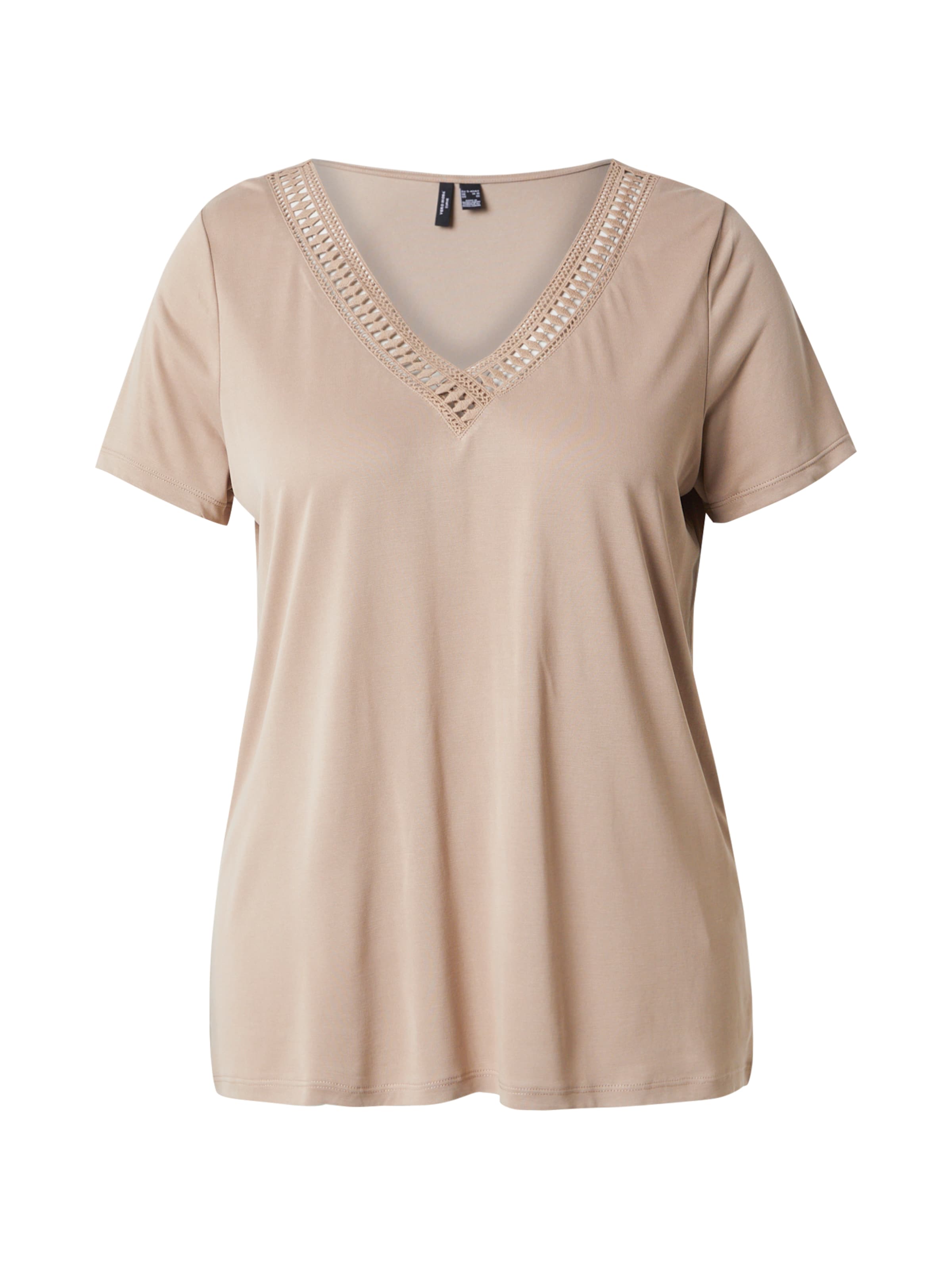 Vero Moda Curve Shirt 'VMCSAVANNAH' in Beige: front