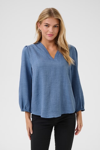 Kaffe - Blusa 'KAEllen' en azul: frente