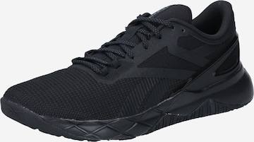 Chaussure de sport 'Nanoflex' Reebok en noir : devant