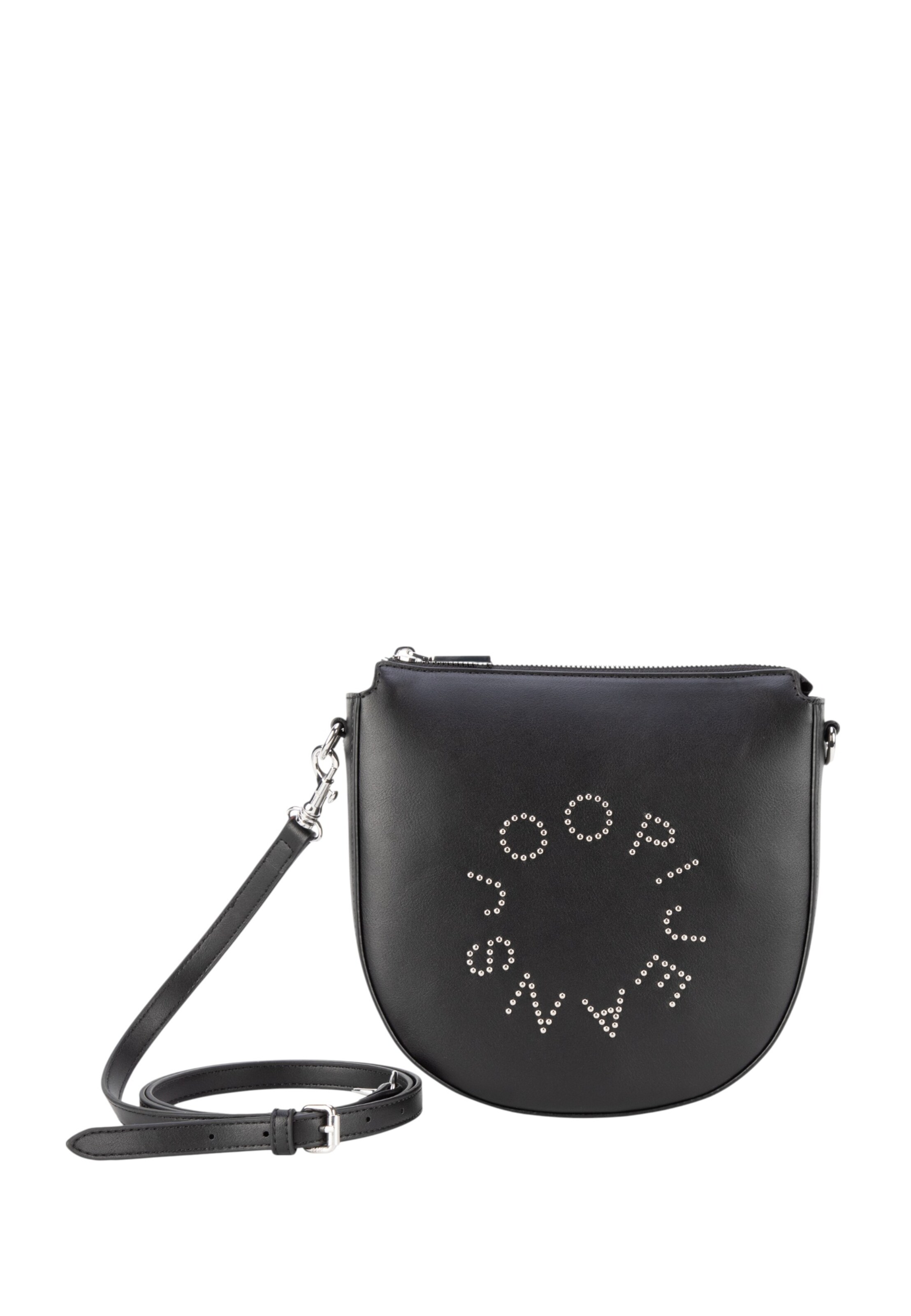 JOOP! Jeans Schultertasche 'Giro Borchia Stella' in Schwarz: Vorderseite