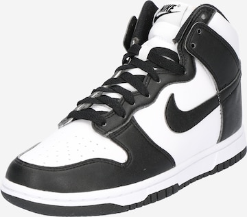 Nike Sportswear Кроссовки на платформе 'DUNK' в Белый: спереди