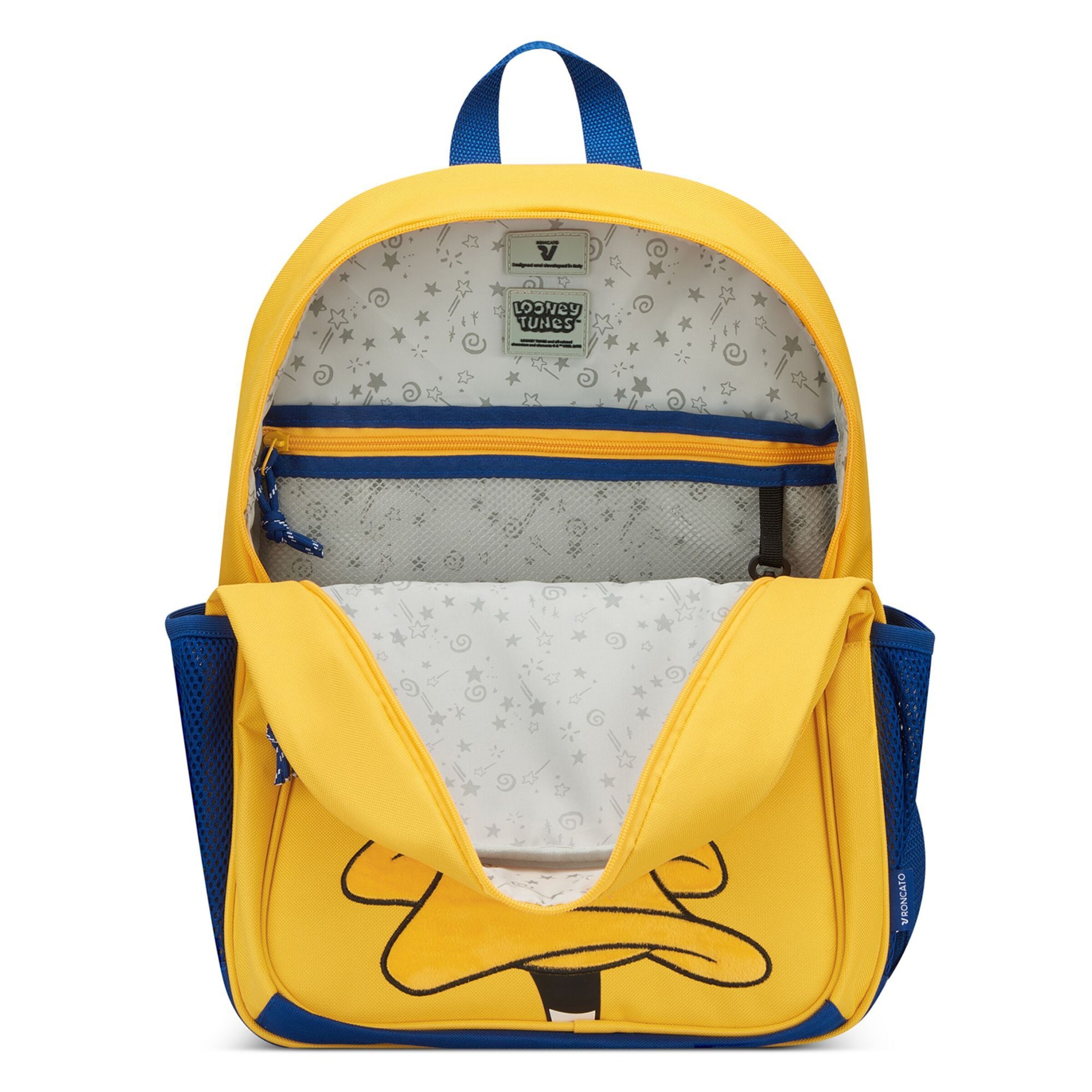 Roncato Backpack 'Looney Tunes' in Yellow