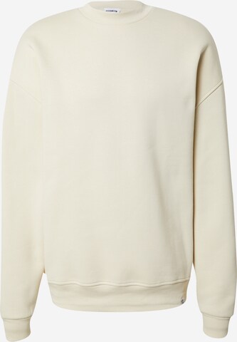 ABOUT YOU x Benny Cristo Sweatshirt 'Dave' in Beige: front