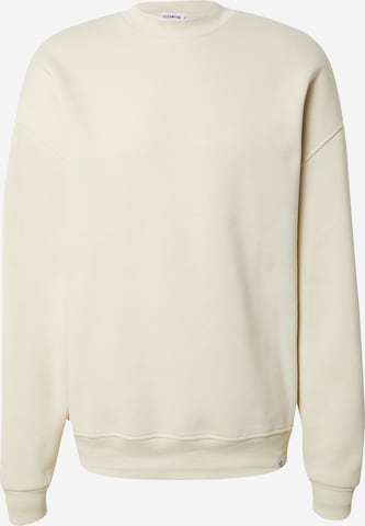 ABOUT YOU x Benny Cristo Sweatshirt 'Dave' in Beige: voorkant