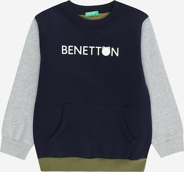 UNITED COLORS OF BENETTON Sweatshirt in Blue: front