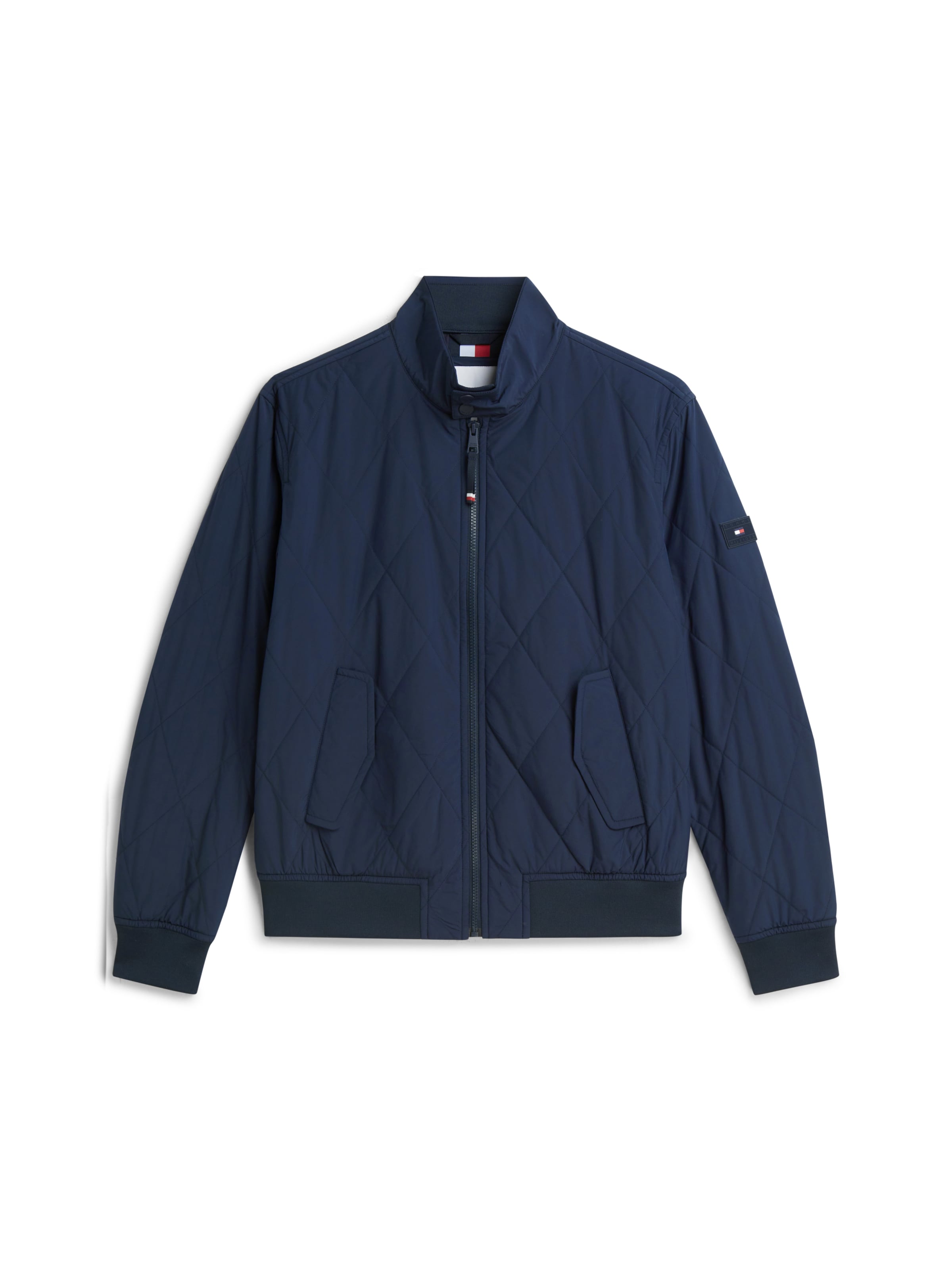 TOMMY HILFIGER Φθινοπωρινό και ανοιξιάτικο μπουφάν σε μπλε: μπροστά