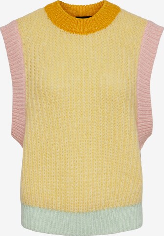 Pullover 'NEILA' di PIECES in giallo: frontale