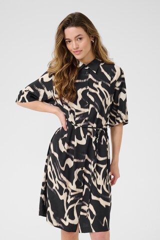 Robe-chemise 'Martha' Kaffe en noir : devant
