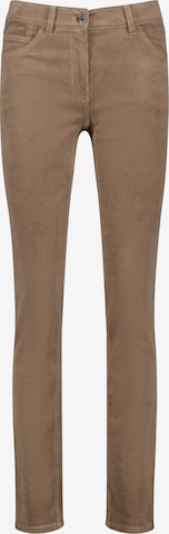 GERRY WEBER Regular Broek in Beige: voorkant