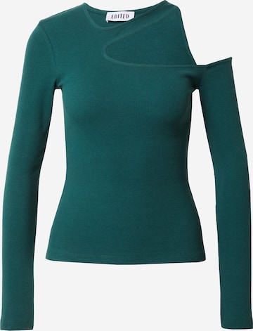 EDITED Shirt 'Vicenta' in Groen: voorkant