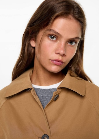 MANGO TEEN Coat in Beige