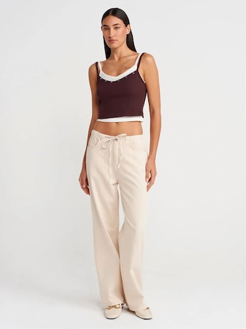 Dilvin Top in Brown