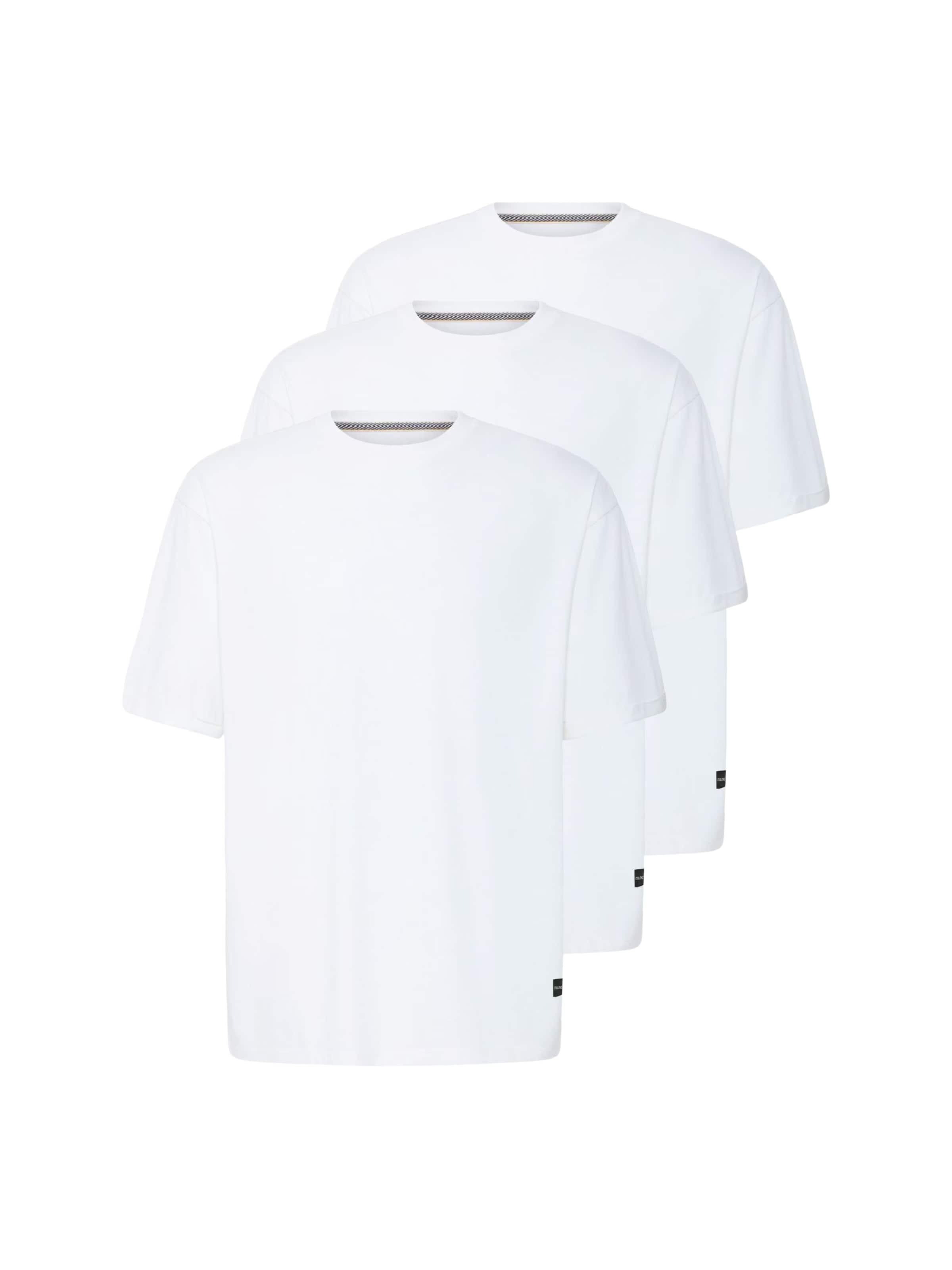 BLEND Shirt ' BHKriso 3 Pack ' in Wit: voorkant