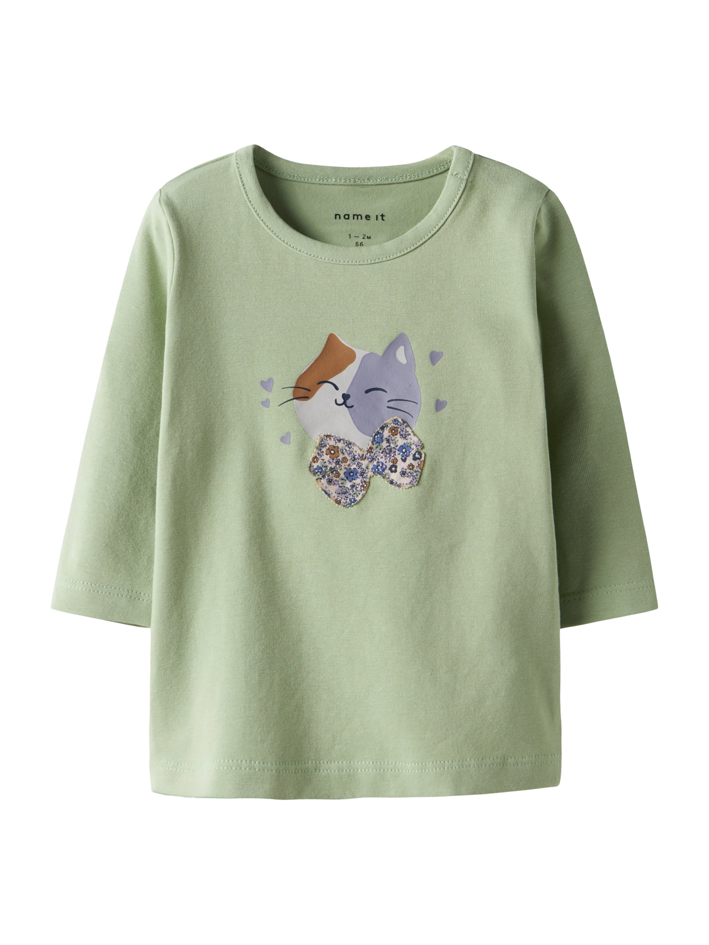 Maglietta 'NBFTANYA' di NAME IT in verde: frontale